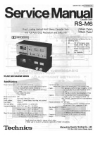 Technics - RSM-6 - Service manual 